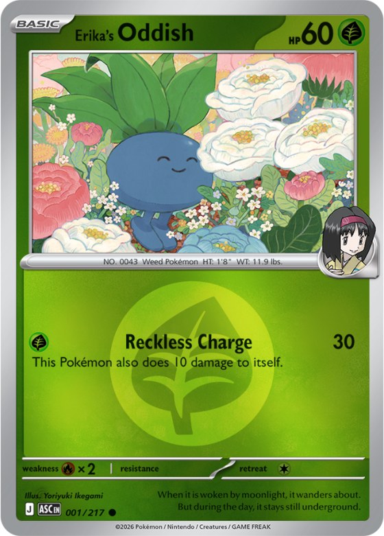 Erika's Oddish - Energy Symbol Pattern