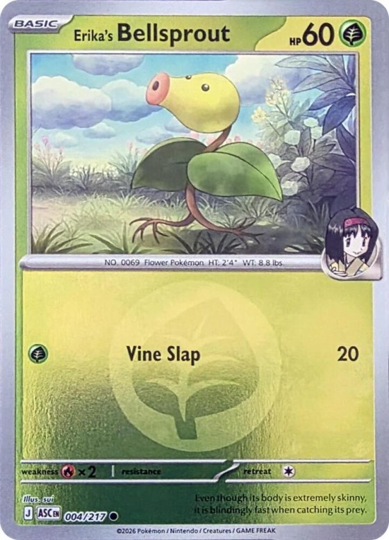 Erika's Bellsprout - Energy Symbol Pattern