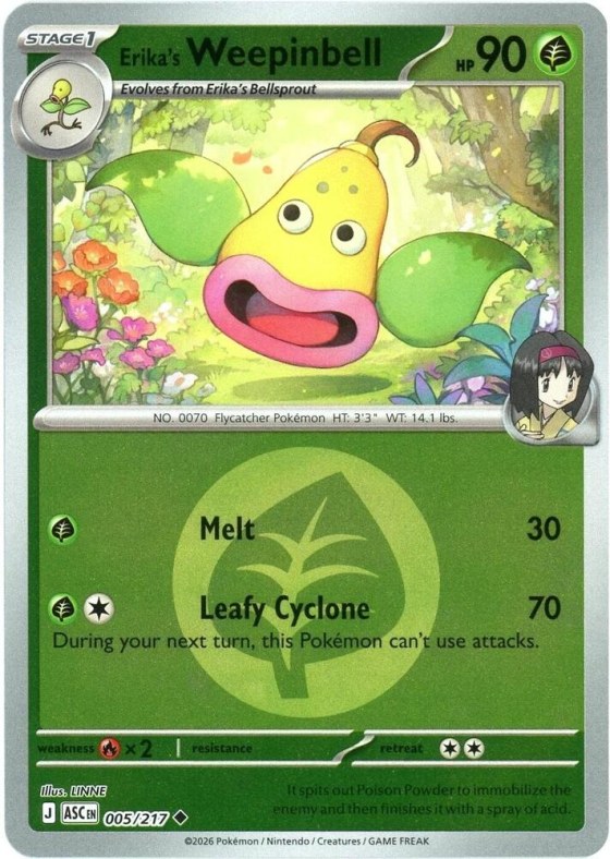 Erika's Weepinbell - Energy Symbol Pattern