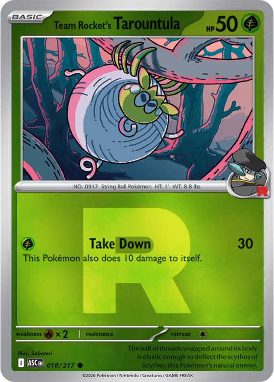 Team Rocket's Tarountula - Team Rocket