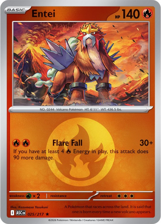 Entei - Energy Symbol Pattern