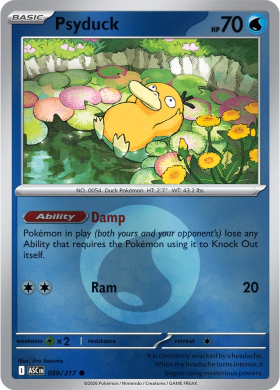 Psyduck - Energy Symbol Pattern