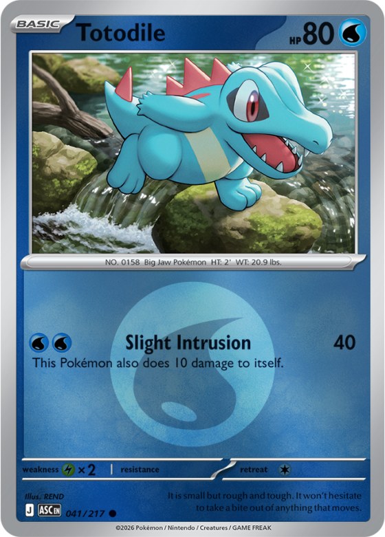 Totodile - Energy Symbol Pattern