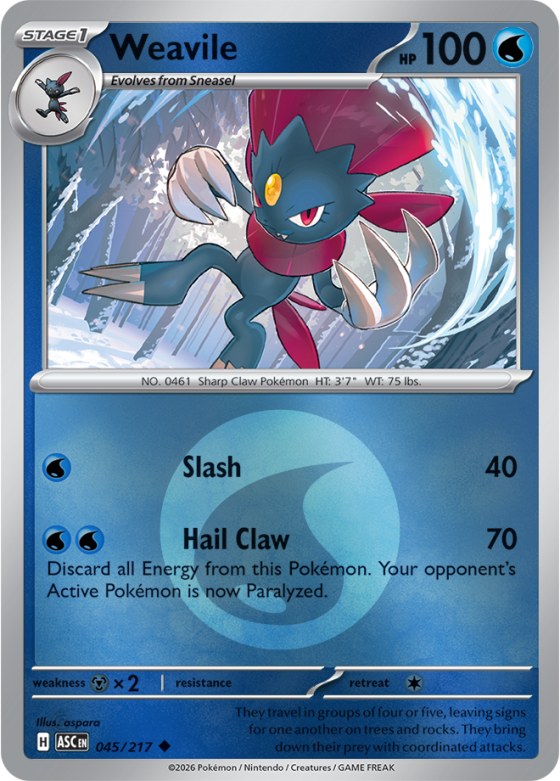 Weavile - Energy Symbol Pattern