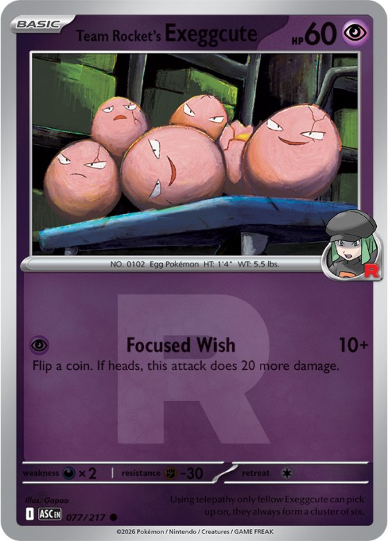 Team Rocket's Exeggcute - Team Rocket