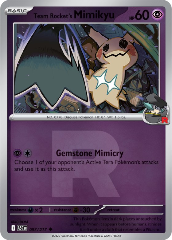 Team Rocket's Mimikyu - Team Rocket