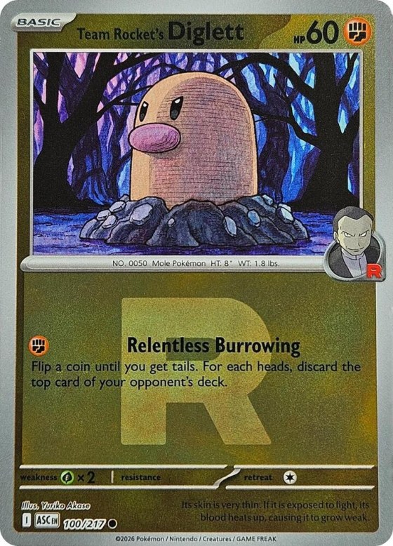 Team Rocket's Diglett - Team Rocket