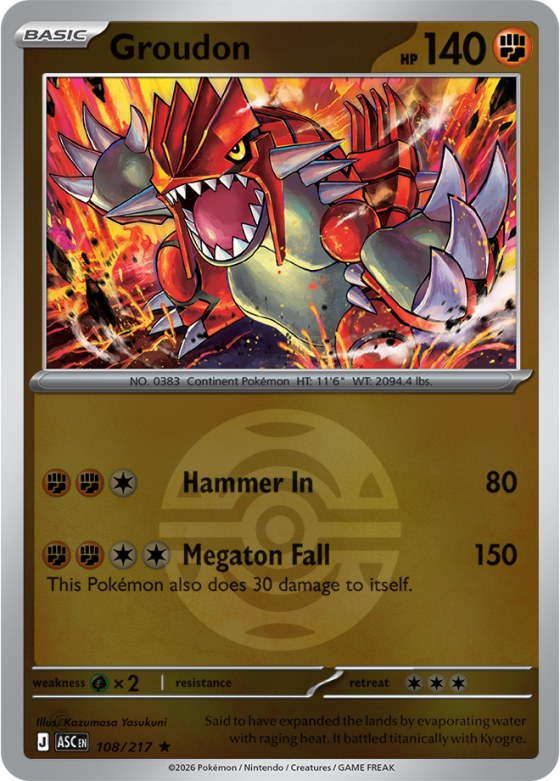 Groudon - Dusk Ball