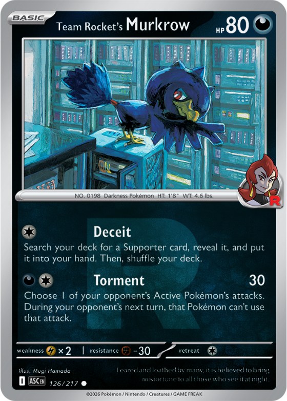 Team Rocket's Murkrow - Team Rocket