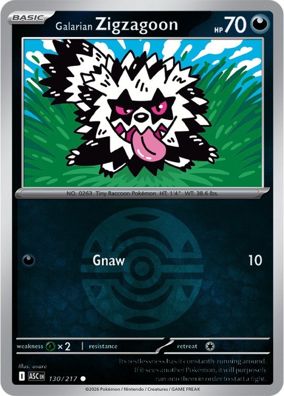 Galarian Zigzagoon - Dusk Ball