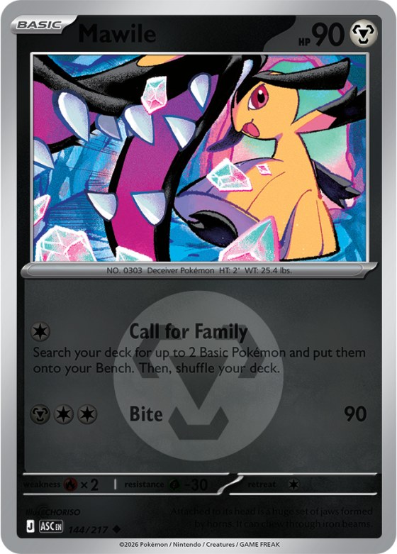 Mawile - Energy Symbol Pattern