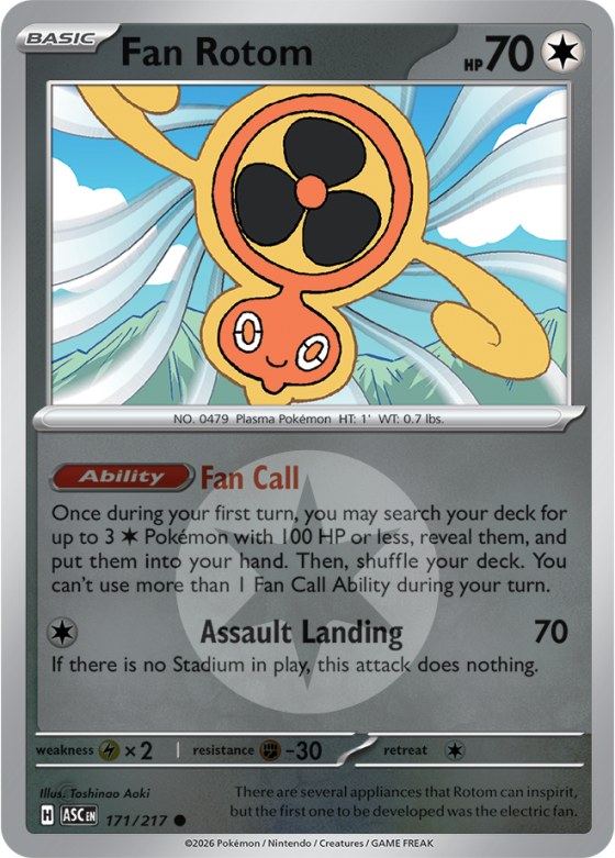 Fan Rotom - Energy Symbol Pattern