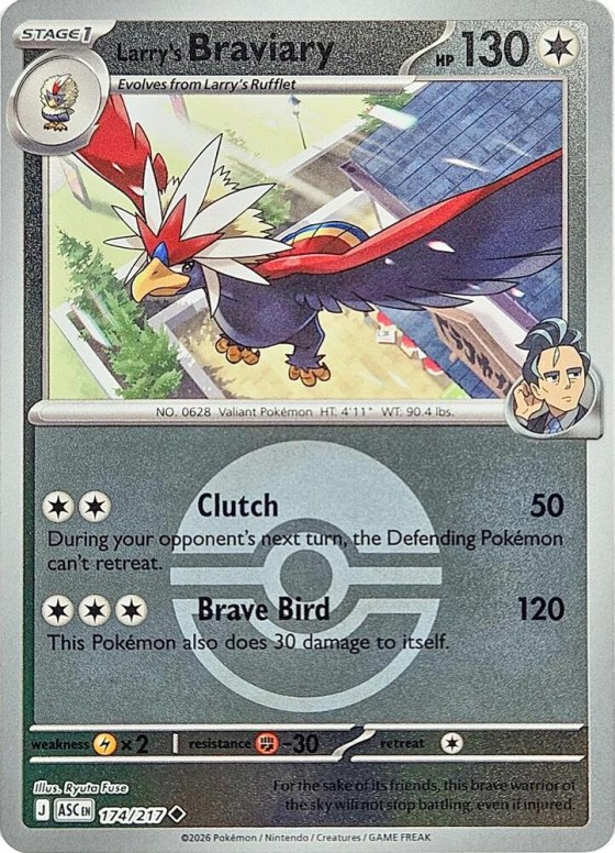 Larry's Braviary - Poke Ball