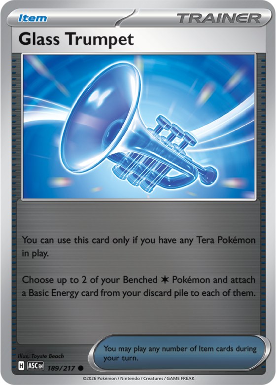 Glass Trumpet - Reverse Holo