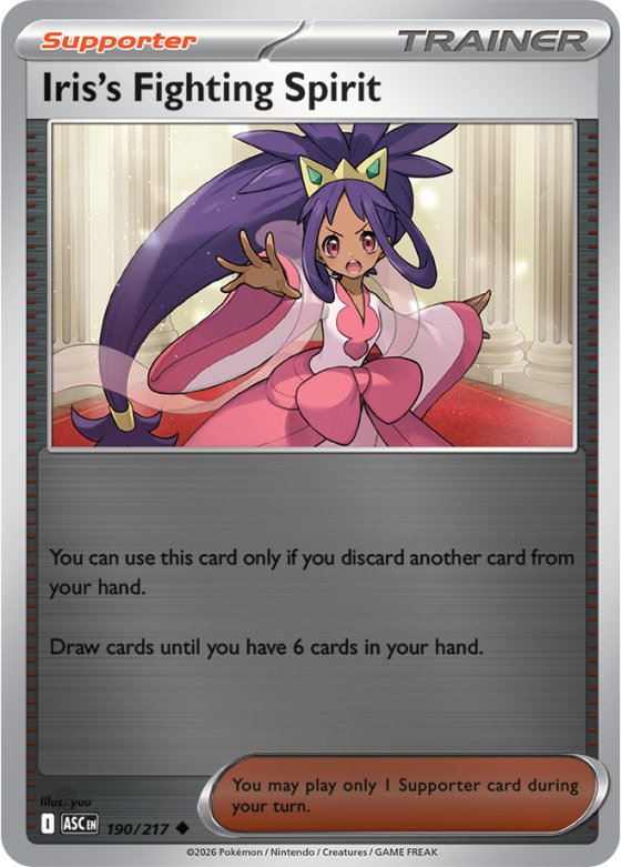 Iris's Fighting Spirit - Reverse Holo
