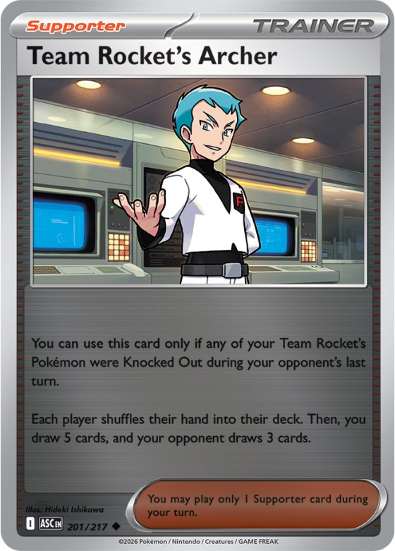 Team Rocket's Archer - Reverse Holo