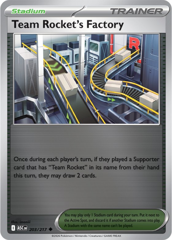 Team Rocket's Factory - Reverse Holo