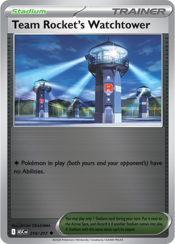 Team Rocket's Watchtower - Reverse Holo