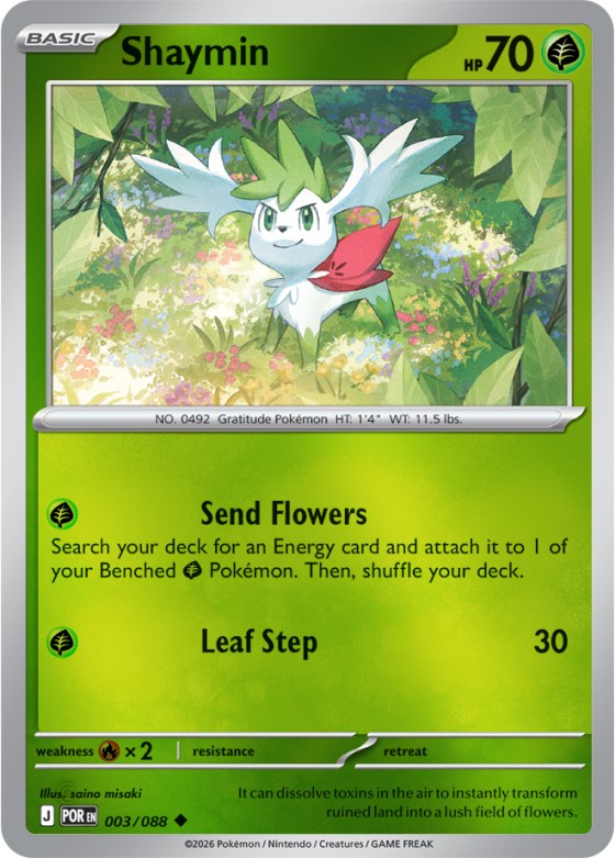 Shaymin - Reverse Holo