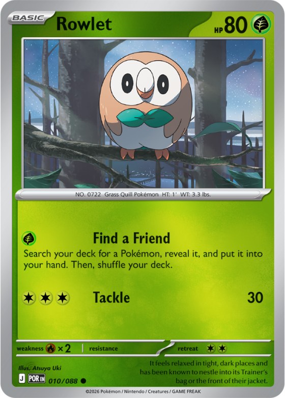 Rowlet - Reverse Holo