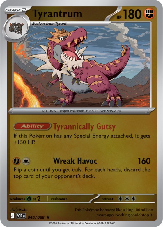 Tyrantrum - Reverse Holo