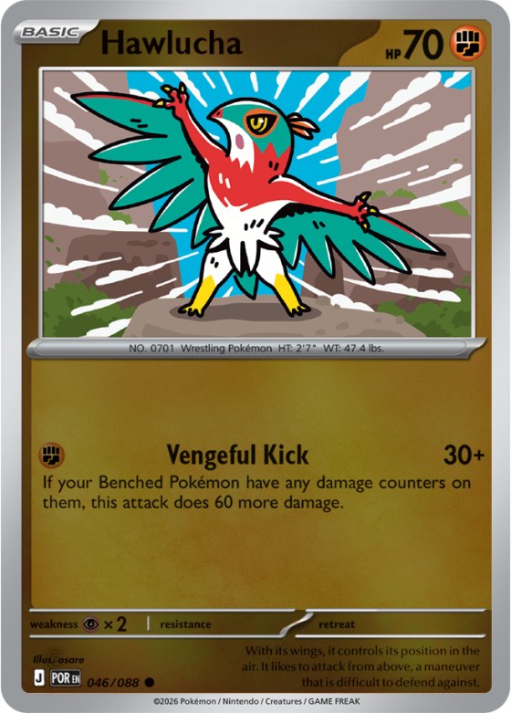Hawlucha - Reverse Holo