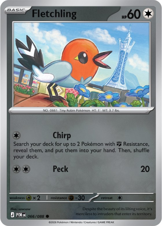 Fletchling - Reverse Holo