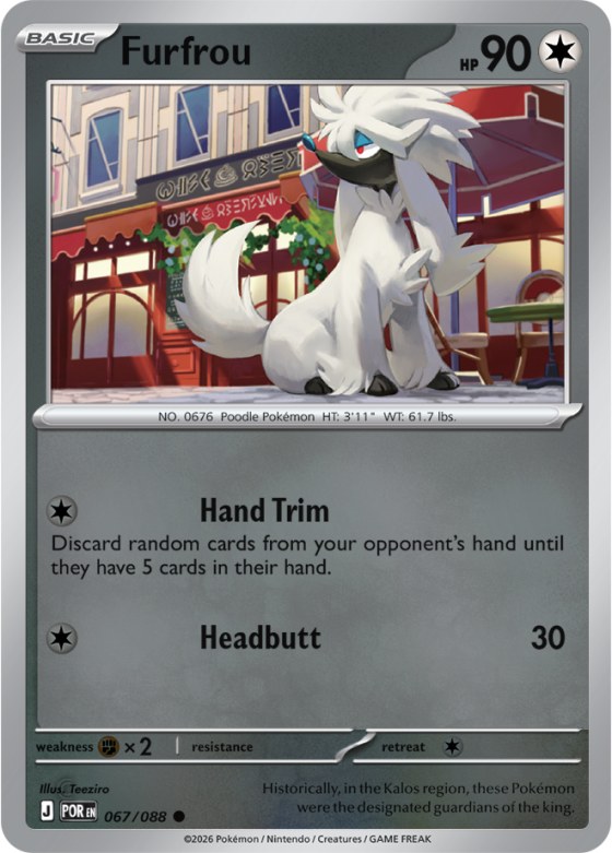 Furfrou - Reverse Holo