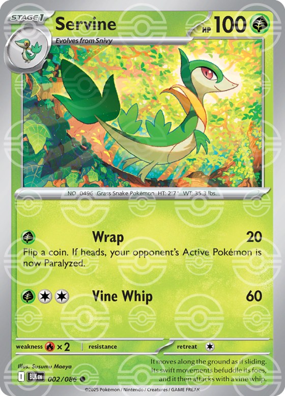 Servine - Poke Ball Pattern