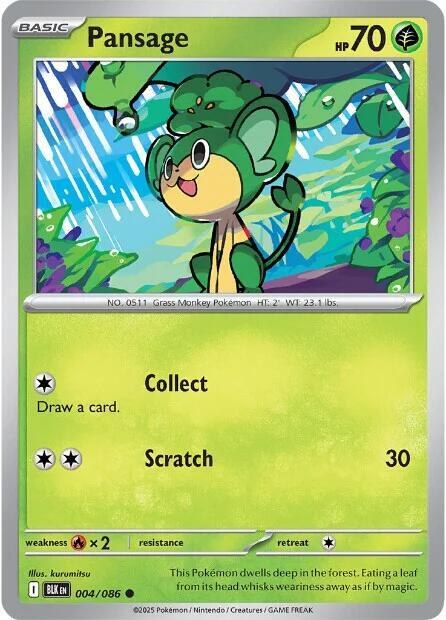Pansage - Reverse Holo