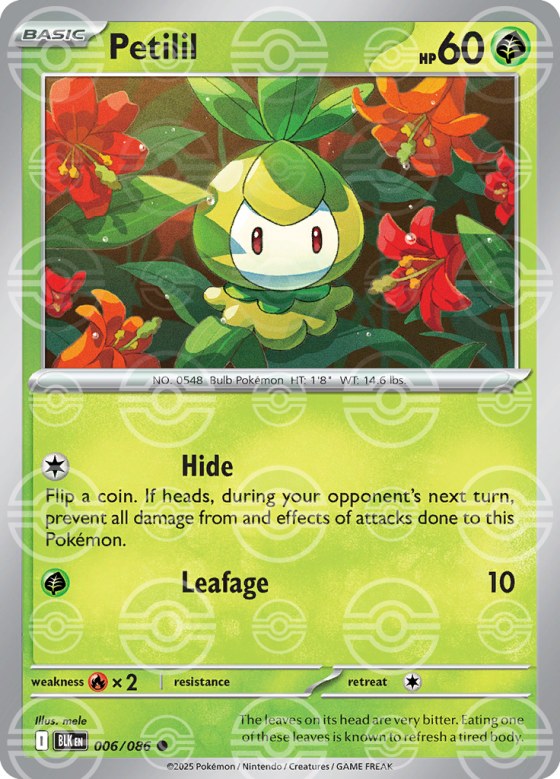 Petilil - Poke Ball Pattern
