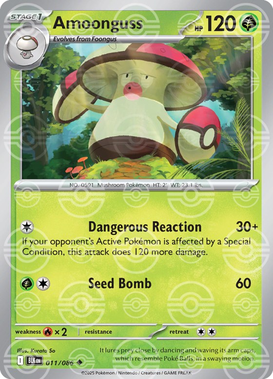 Amoonguss - Poke Ball Pattern