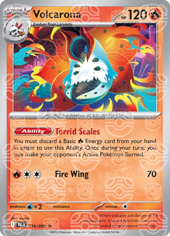 Volcarona - Master Ball Pattern