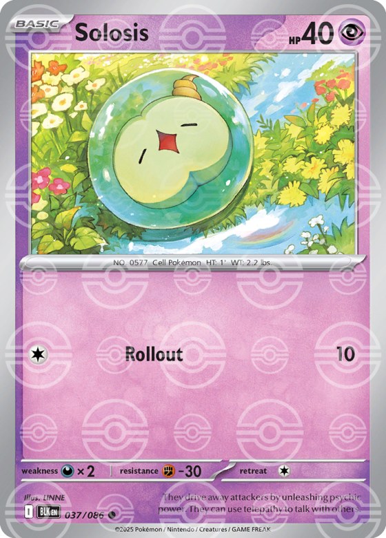 Solosis - Poke Ball Pattern