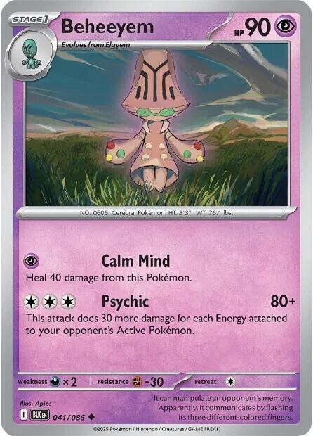 Beheeyem - Reverse Holo