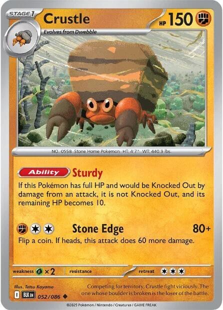 Crustle - Reverse Holo