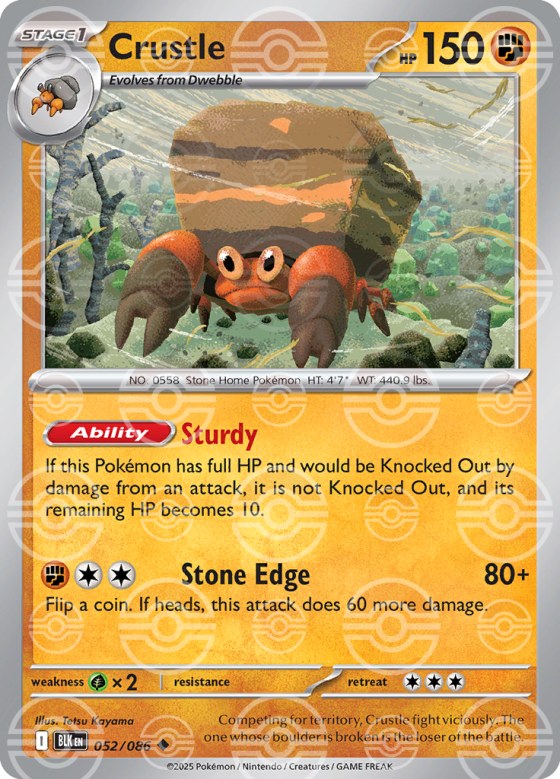 Crustle - Poke Ball Pattern