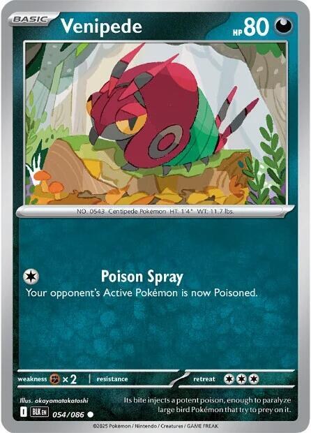 Venipede - Reverse Holo