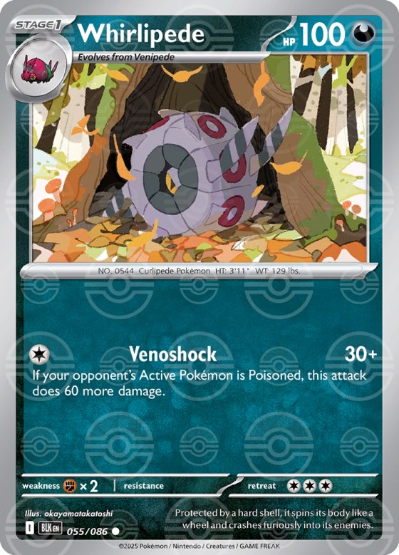 Whirlipede - Poke Ball Pattern