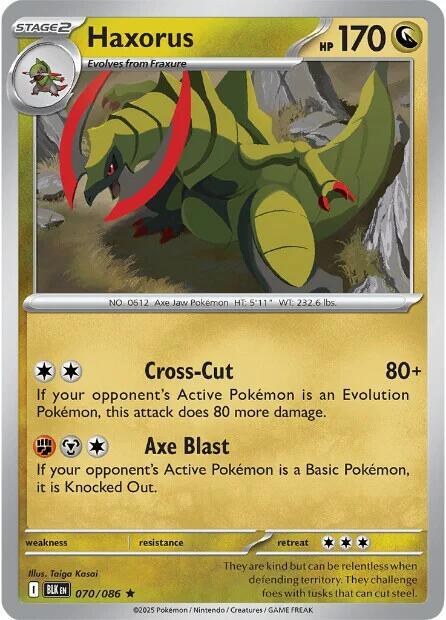 Haxorus - Reverse Holo