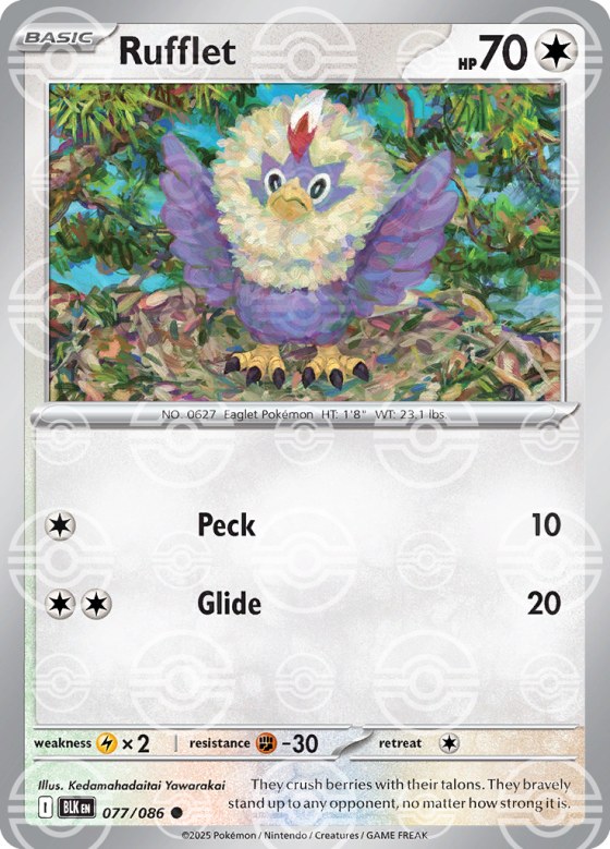 Rufflet - Poke Ball Pattern