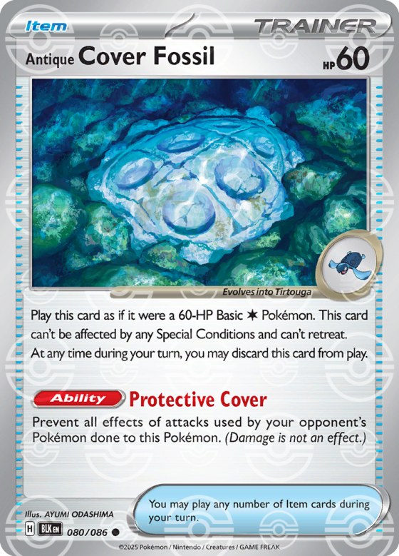 Antique Cover Fossil - Poke Ball Pattern