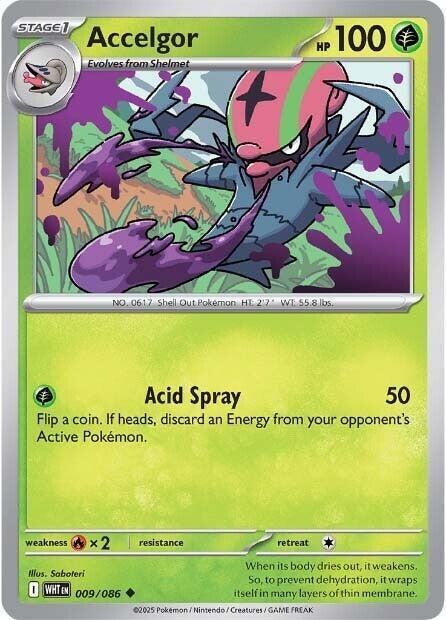 Accelgor - Reverse Holo