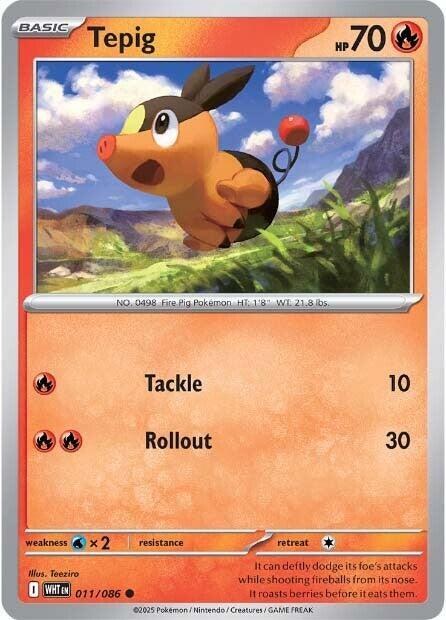 Tepig - Reverse Holo