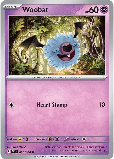 Woobat - Reverse Holo