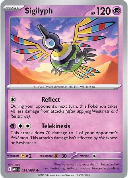 Sigilyph - Reverse Holo