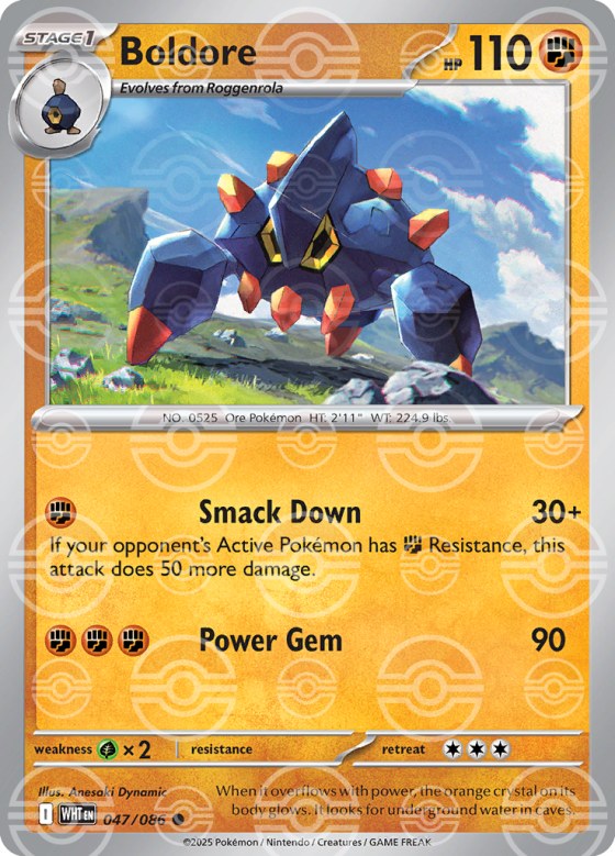 Boldore - Poke Ball Pattern
