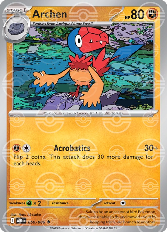 Archen - Poke Ball Pattern