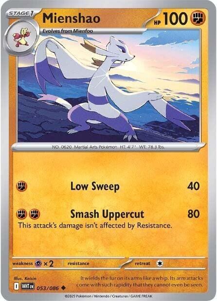 Mienshao - Reverse Holo