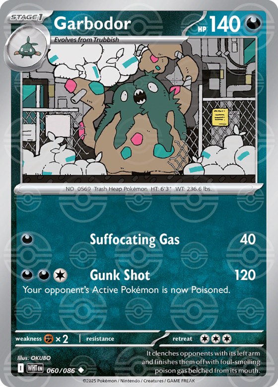 Garbodor - Poke Ball Pattern
